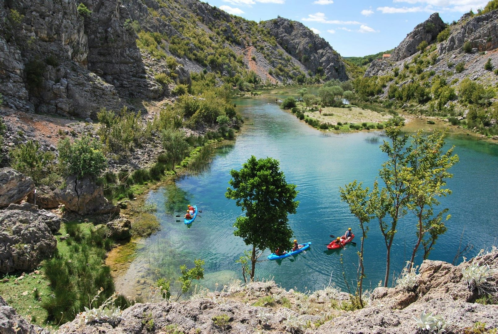 Rafting & Kayak-Safari auf dem Fluss Zrmanja
