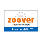 Zoover recommended oznaka za Hotel Adriatic