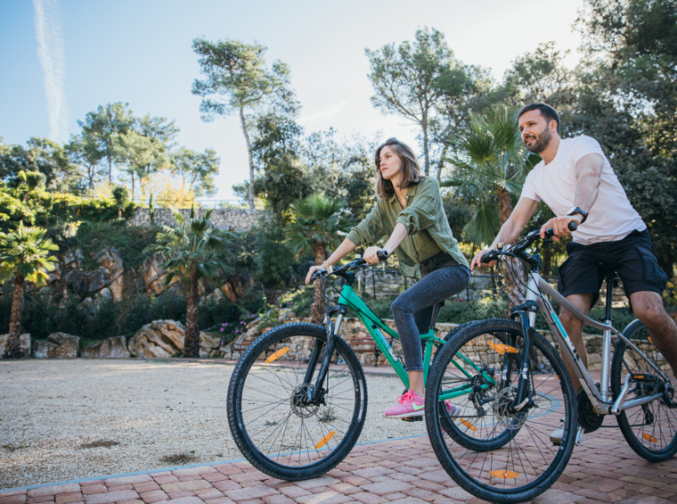 freizeitradfahren durch die natur