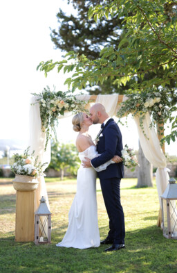 Wedding ceremony moment